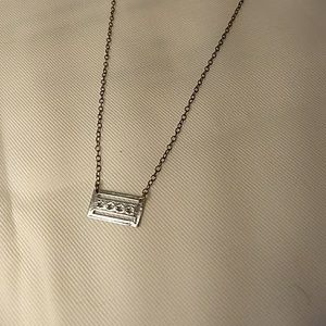 Chicago flag necklace